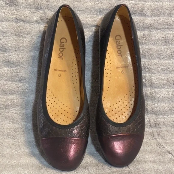 Gabor hovercraft flats women’s 9 burgundy in‎ color new condition - Picture 2 of 9